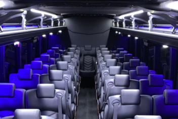Amarillo Charter Bus Interior
