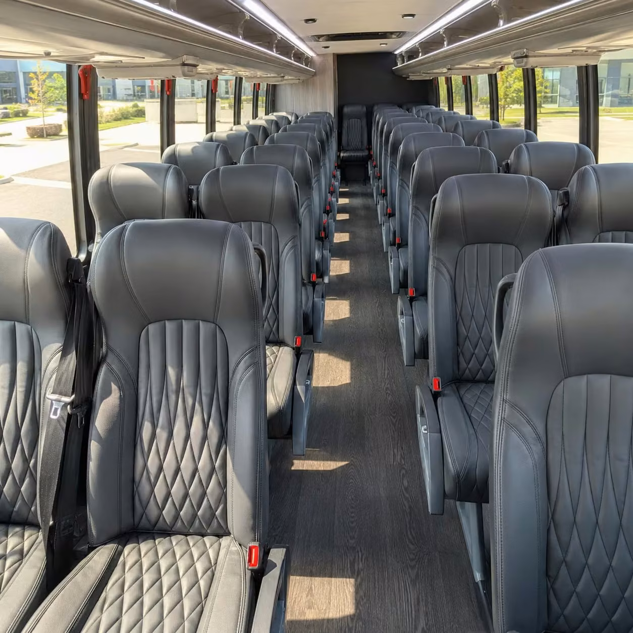 30 passenger minibus inside