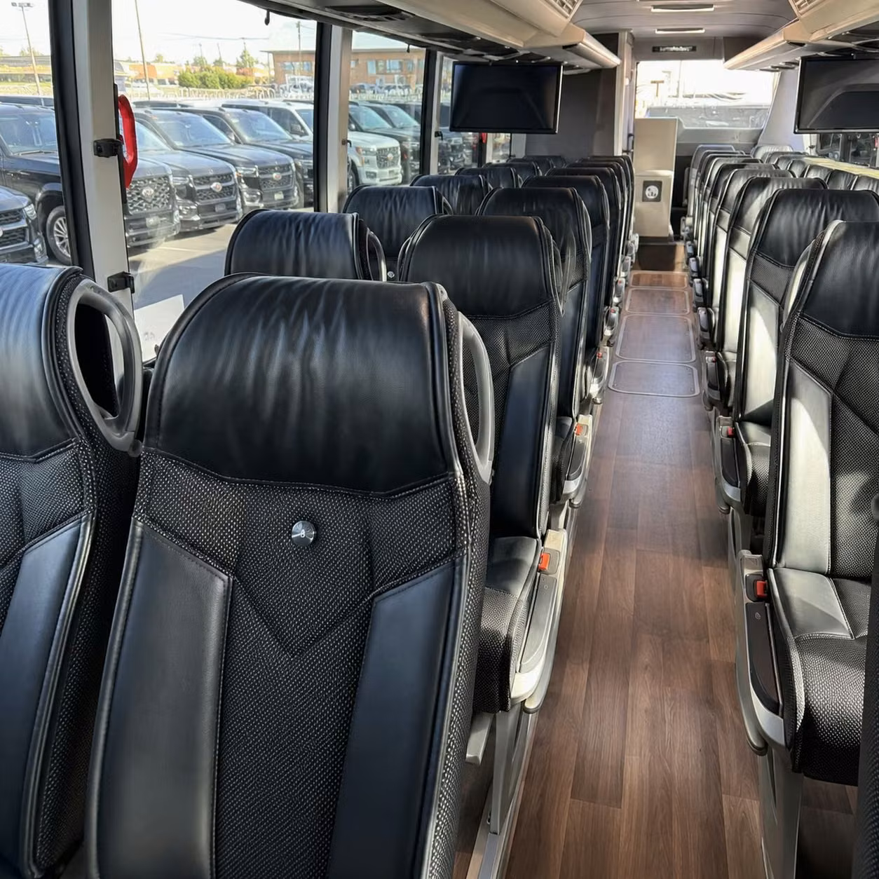 amarillo charter bus rental inside